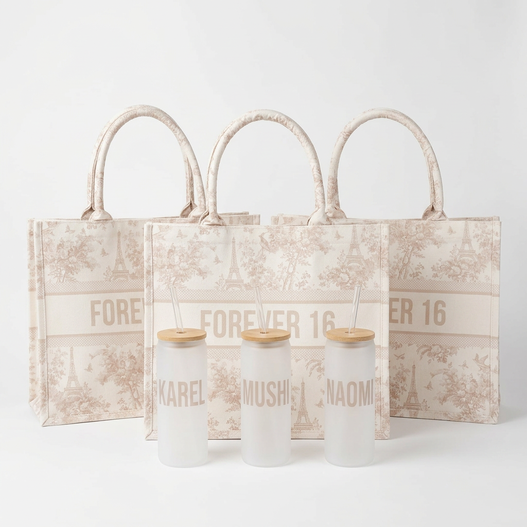 Paris toile tote