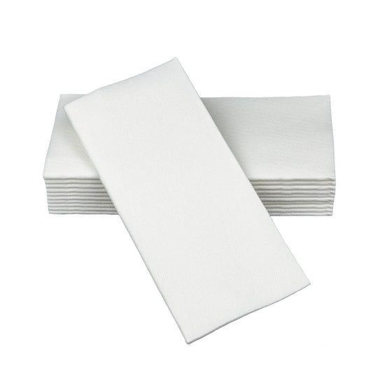 White Linen-like Dinner Napkin