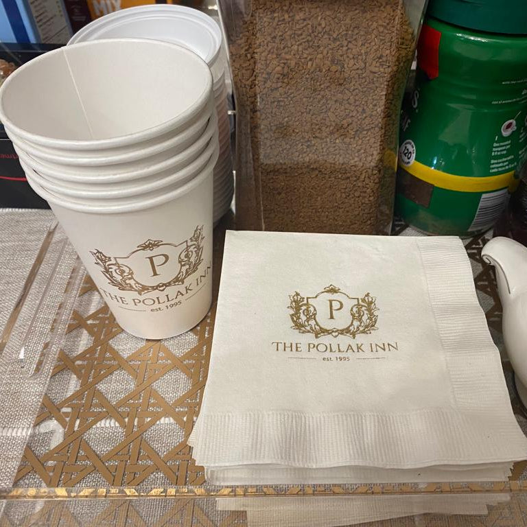 Pesach branded coffee cups