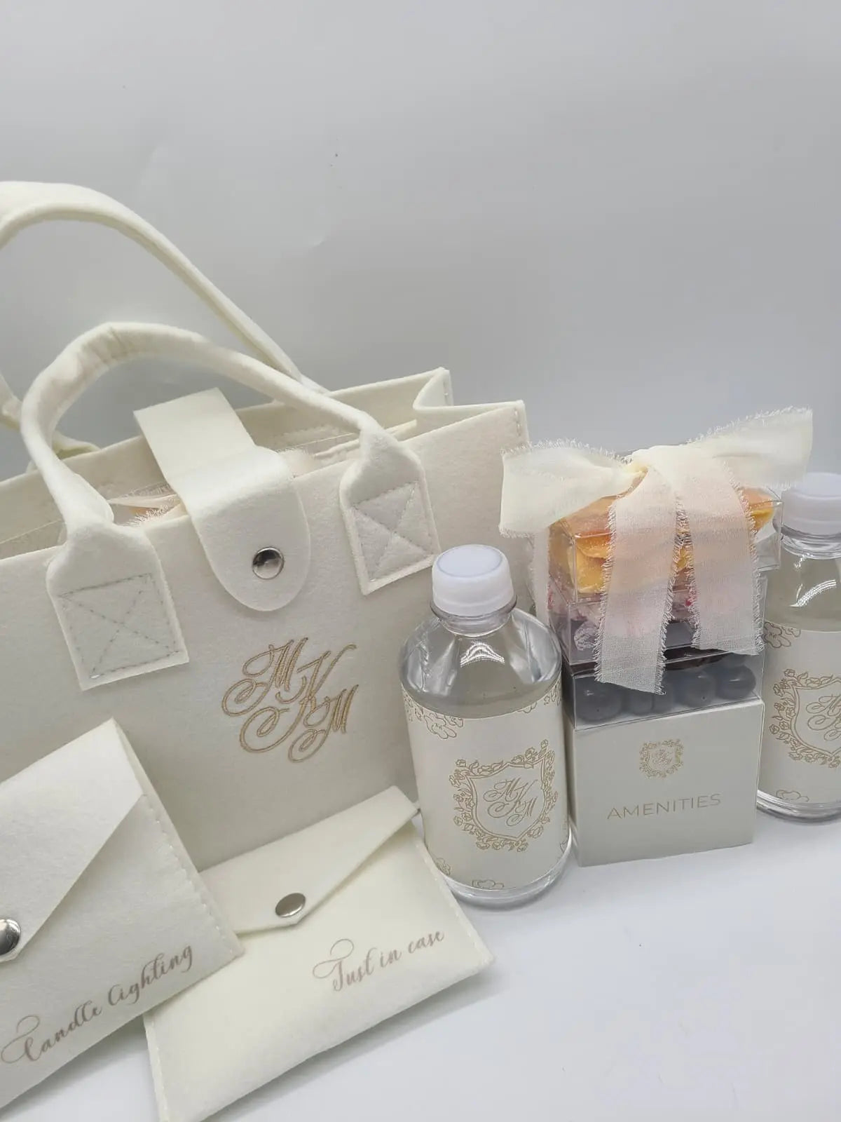 Snap Felt Bag (Embroidered)