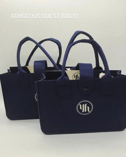 Snap Felt Bag (Embroidered)