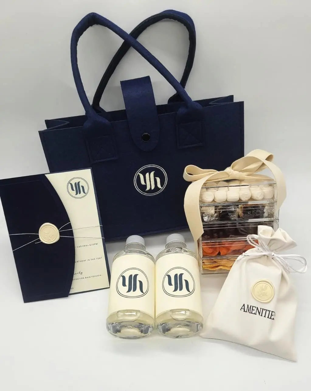 Snap Felt Bag (Embroidered)