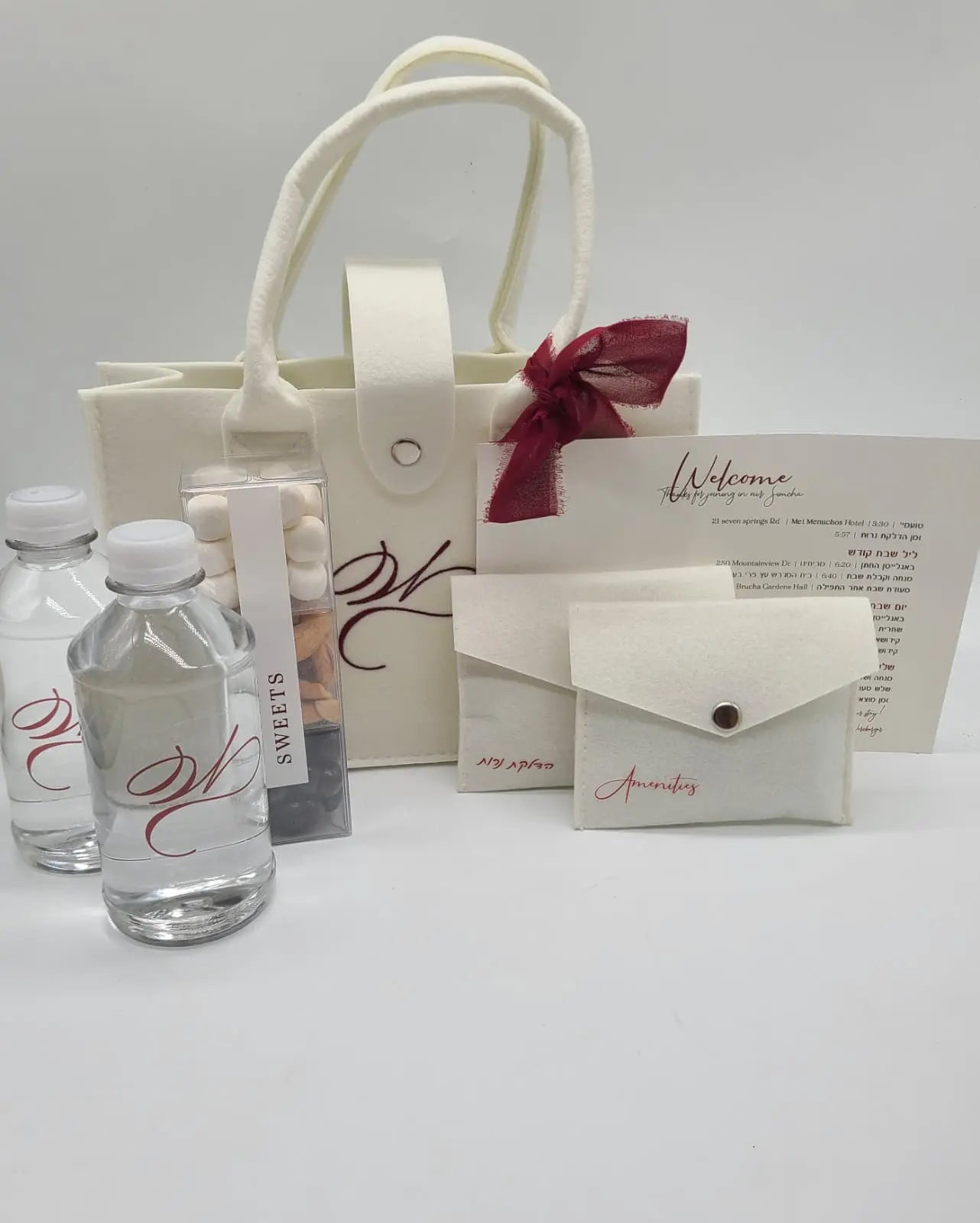 Snap Felt Bag (Embroidered)