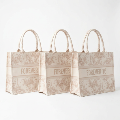 Paris toile tote