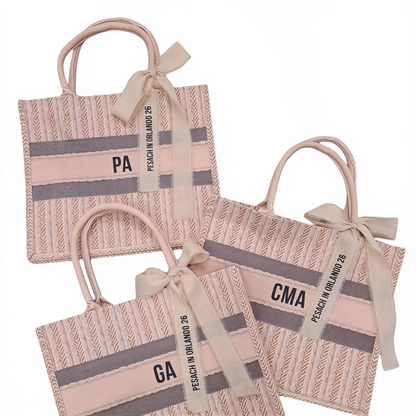 Dior Inspired Knitted Tote