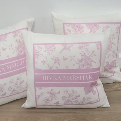 Full-Color Printed Velvet Pillow