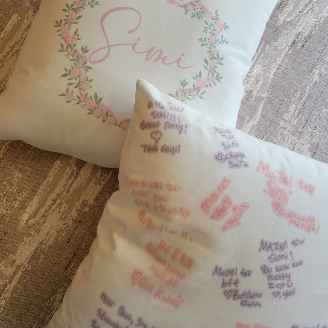 Sign-in Pillow